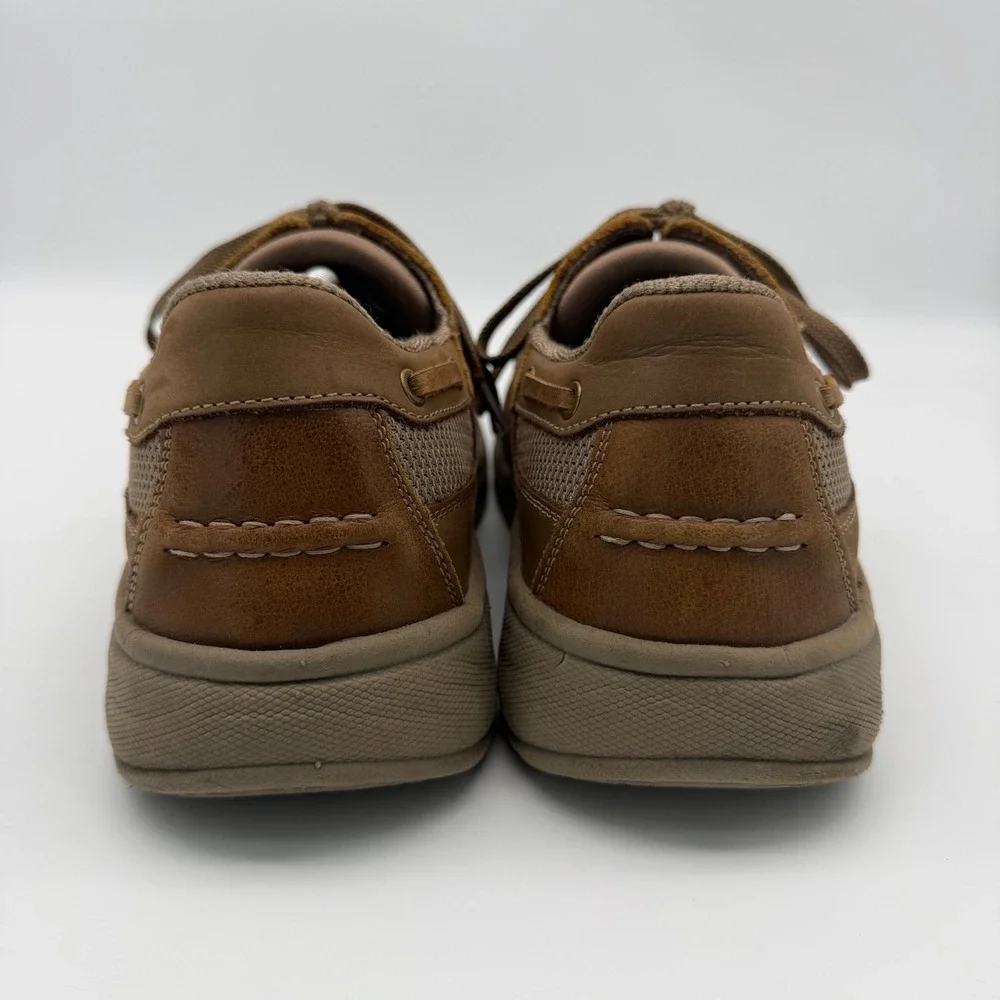 Orthofeet 427 Baton Rouge Shoes Mens 11D Brown Orthopedic Walking Boat Oxford